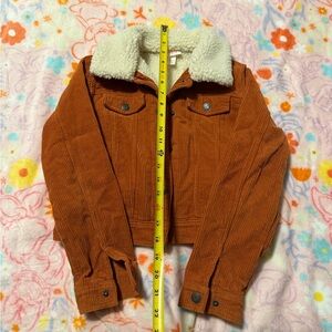 Cat & Jack Brown Corduroy Teddy Jacket